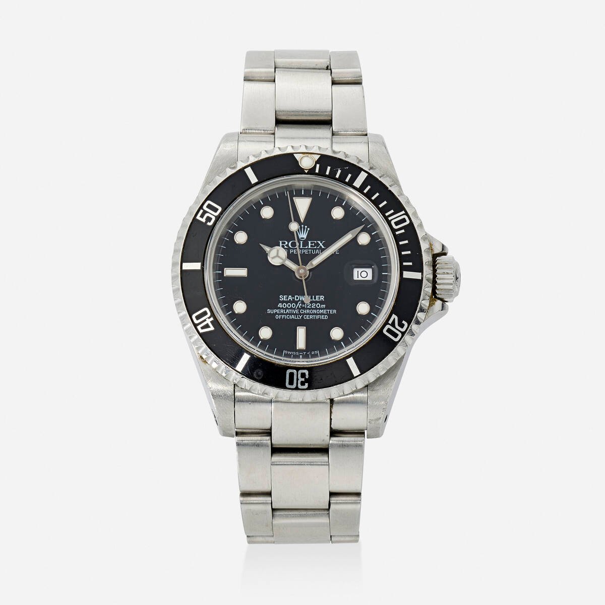 Rolex  'Sea-Dweller' stainless steel wristwatch